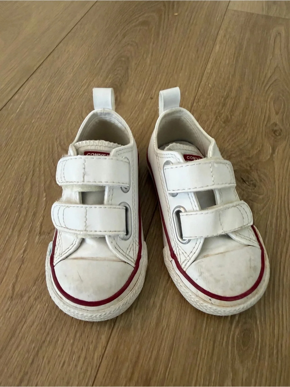 Converse Baby White Sneakers size 5